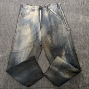 Stan Ray USA Made Carpenter Pants Mens 32x30 NWT Blue Tie Dye Painter Workwear